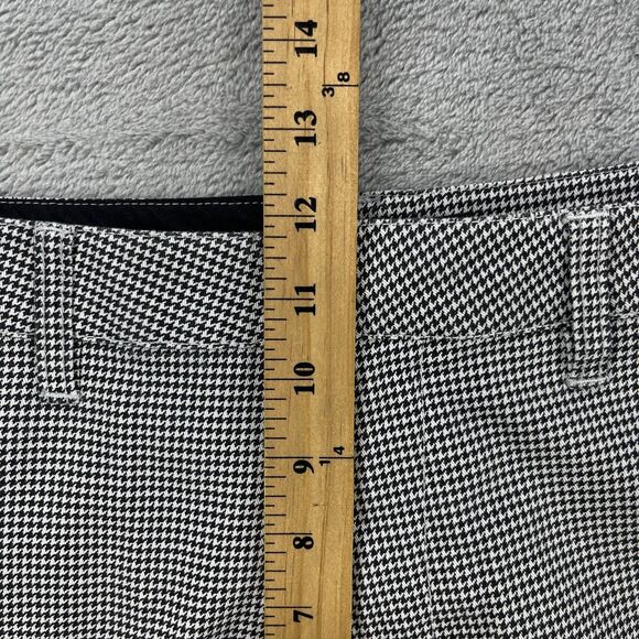 Volcom Pants Mens 30 White Black Chino Houndstooth Skater Straight Leg - Picture 11 of 14